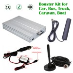 Mobile phone signal booster kit for car, boat to improve Calls and 4G 5G Internet data