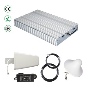 Pro 4 band mobile phone signal repeater to improve calls and 4G 5G data services