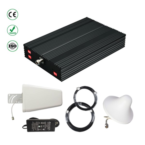 Pro triple band cell phone signal booster to improve calls and 4G 5G data services