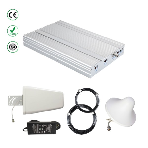 Power-Engine tri band mobile signal booster to improve calls and 3G, 4G data services